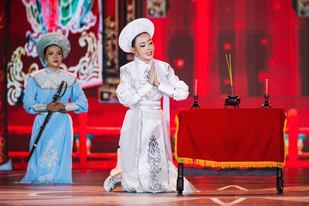 Gallery - Ngô Thái Ngân thắng 2 giải lớn của “Miss Grand Vietnam”, diễn xuất thần trích đoạn cải lương “Tiếng trống Mê Linh” | Moli Star - image 5