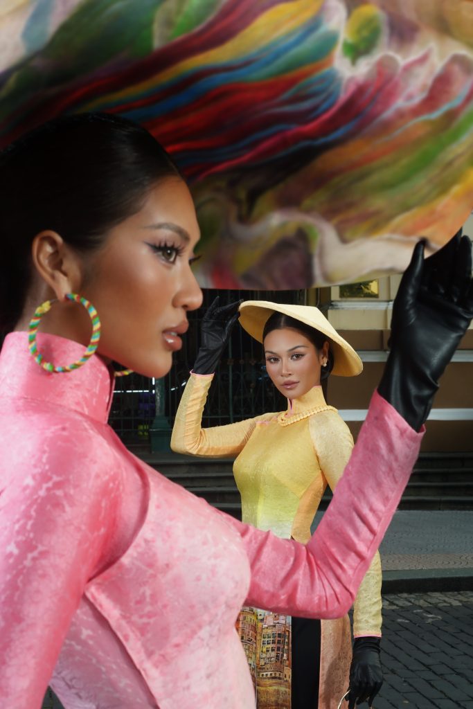 Gallery - Top 2 Miss Cosmo 2024 hóa “Cô Ba Sài Gòn”, quảng bá văn hóa Việt trước thềm khép lại nhiệm kỳ rực rỡ | Moli Star - image 2