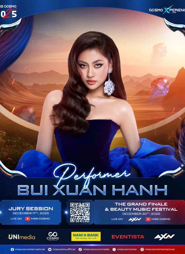 Gallery - Dàn line up sở hữu “hit khủng” từ Hồ Ngọc Hà đến Trúc Nhân hột tụ tại đêm chung kết Miss Cosmo 2025 | Moli Star - image 6